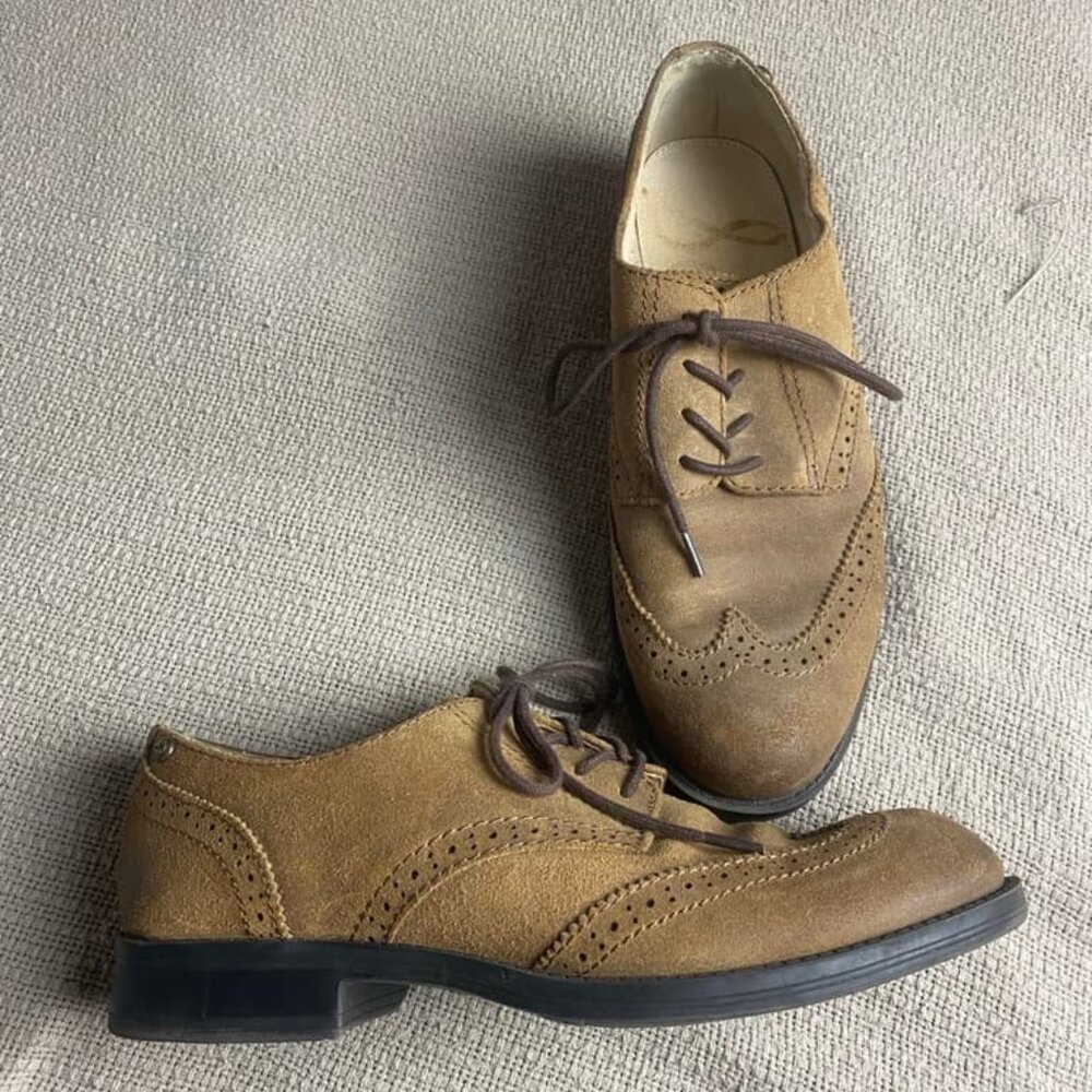 Sam Edelman Woman's Irving Leather Oxford Lace Up Shoes Classic Preppy Size 7.5